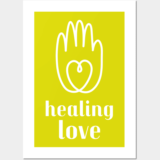Healing Love Wall Art by Godynagrit